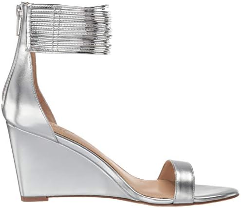 Jewel Badgley Mischka Women's STARRY Sandal, Silver, 8 M US | Image 5