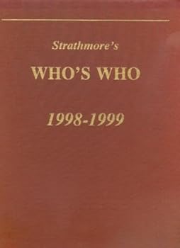 Library Binding Strathmore's Who's Who 1998-1999 Book
