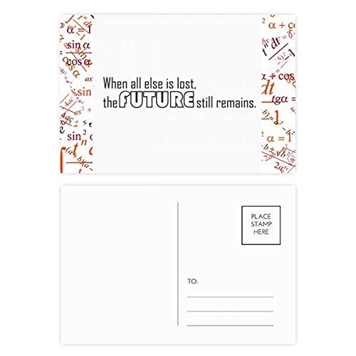 Cartes postales citation 20pcs pour envoyer un message de remerciement et d'espoir