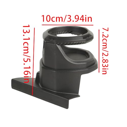 Portavasos izquierdo para Ford F150 2015-2023 ABS negro miniatura 3
