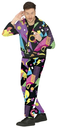 Costume Survêtement Rétro Années 80 Veste et Pantalon d'Époque