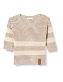 United Colors of Benetton Maillot G/C M/L 1136b100i Sweater, Beige Fantaisie à Rayures 78j, 74 Bébé garçon