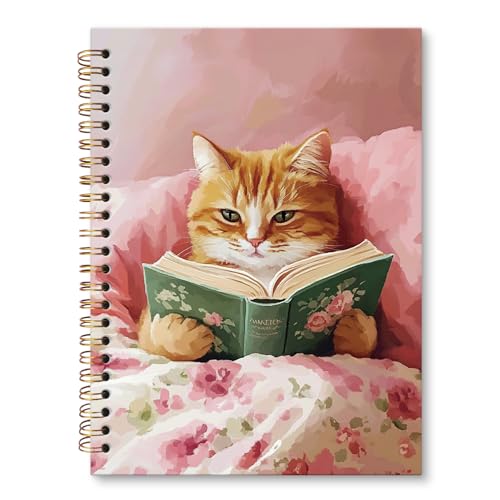 Cahier de lecture chat A5 pour ne plus oublier vos avis de livres