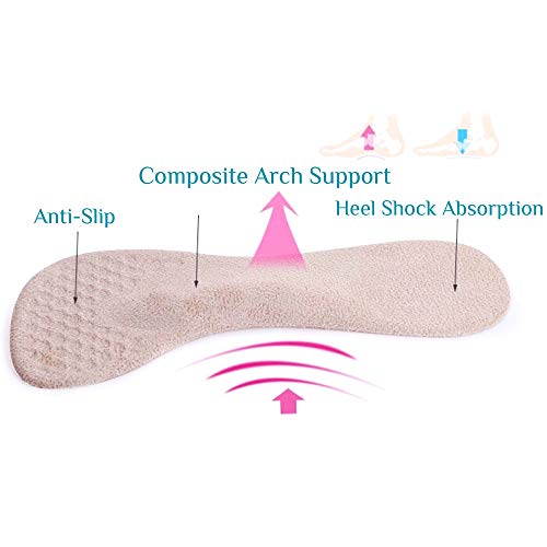 3 pares de plantillas con soporte de arco para mujer miniatura 7