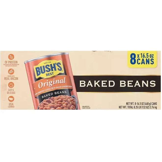Original Baked Beans, 16.5 Ounces, Pack of 8 (8 Count (2 Pack))