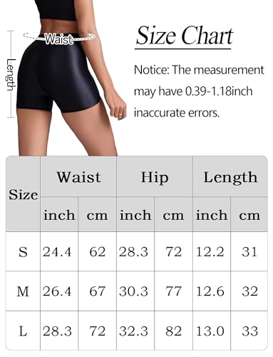 Short de cyclisme brillant pour femme en taille S à L - 6