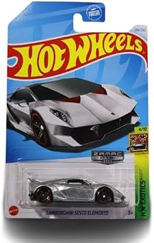 Hot Wheels Lamborghini Sesto Elemento ZAMAC, HW Exotics 4/10
