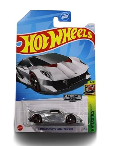 Hot Wheels Lamborghini Sesto Elemento ZAMAC, HW Exotics 4/10