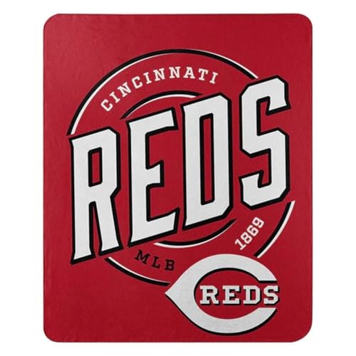 Northwest Cincinnati Reds Campaign Design 50x60 Fleece Throw Blanket