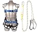 LLDKA La protección contra caídas, protección Arnés Kit de Ajuste del arnés Integral 5 Puntos Accesorios de aleación de Cromo de Acero con la Cuerda de Seguridad