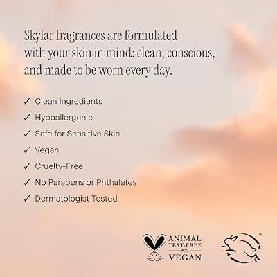 Skylar Vanilla Sky and Fall Cashmere Eau de Perfume Layering 2 Pack- Hypoallergenic & Clean Perfume for Women & Men, Vegan & Safe for Sensitive Skin- (50mL /1.7Fl oz)