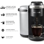 Keurig K-Cafe Single-Serve K-Cup Coffee Maker, Latte Maker and Cappuccino Maker, Comes with Dishwasher Safe Milk Frother, Coffee Shot Capability, Compatible with all Keurig K-Cup Pods, Dark Charcoal - Image 3