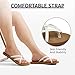 MEGNYA Arch Support Womens Elegant Slip-Resistant Sandals for Feet Swollen, Fashionable Quick Drying Sandals with Yoga Mat Sole, Rebound Wadable Summer Beach Flip Flops White Size 8