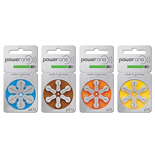 Power One P675 P 675 Hearing Aid Battery 6X2 12 Pcs