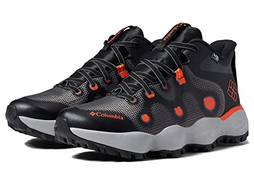 Columbia Escape Thrive Endure Shoes For Men Offers Mesh Upper, Cushioned Tongue Collar, And Breathable Construction Dark Grey/Red Quartz 9.5 D - Medium #TOP4
