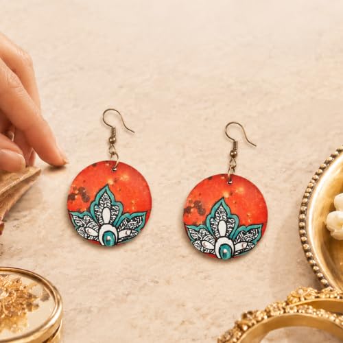 Image of Boho Ethnic Earrings Collection for Women - Colorful Tassel, Hoop, Stud, Drop, Chandelier & Huggie Styles Inspired by Festival Fashion