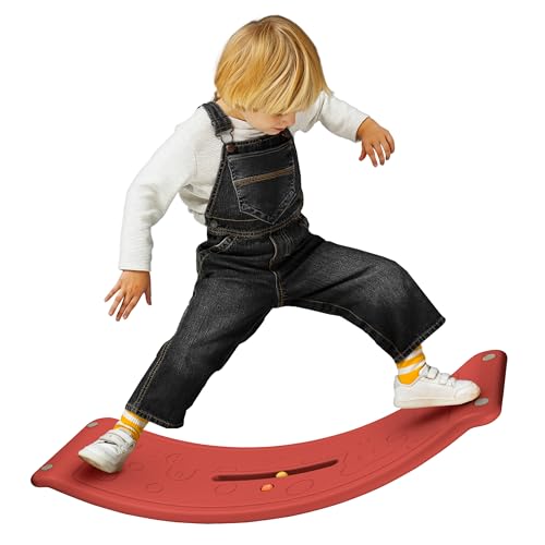 Dazmers Wobble Balance Board - For Kids, Toddlers, and Children to Improve Balance and Coordination - Sturdy Construction - Fun and Engaging Balancing Toy - classroom wobble board toys