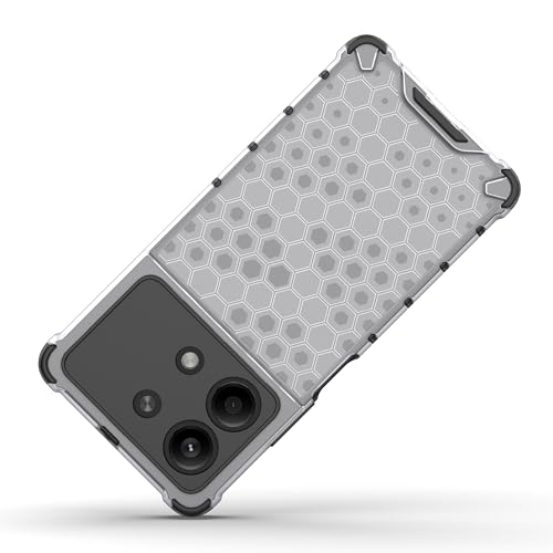 Image of Glasgow Back Case Cover Compatible with [ Poco X6 Neo 5G ] (Stylish Design) - Transparent