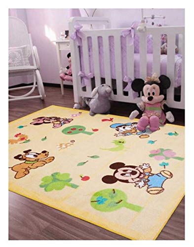 Teppich für Kinderzimmer – kinderteppich Disney Mickey Baby – Größe cm 67 x 140 – 80 x 1500...