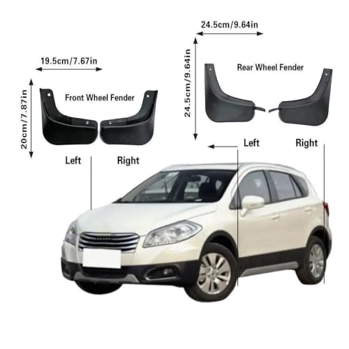 Garde-boue Suzuki Sx4 S-Cross d'une robustesse maximale pour crossover - 3