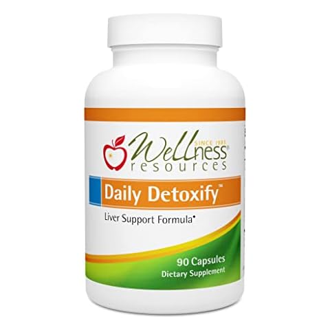 Wellness Resources Daily Detoxify with Silymarin, Dandelion, RA Lipoic Acid, NAC and More for Detoxification and Liver Support Cover