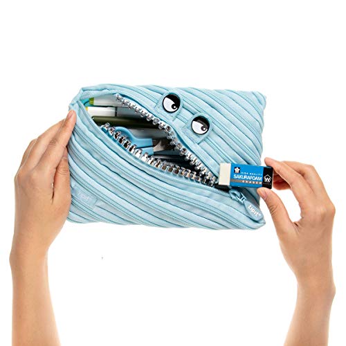 Image of ZIPIT Grillz Big Pencil Case, Light Blue