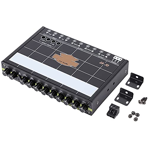 [Materiale di Il materiale prodotto questo equalizzatore digitale è il ferro. Può garantire che i nostri prodotti siano di buona qualità e di Per te che desideri 'esperienza audio migliore durante la guida, questo equalizzatore digitale per auto è una scelta eccellente.