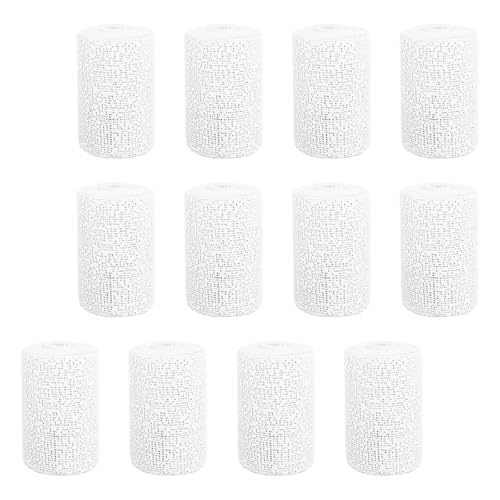 Set de vendas de gasa de acero quirúrgico 12 / 32 piezas, tiras fáciles de cortar para obra profesional y creación miniatura 6