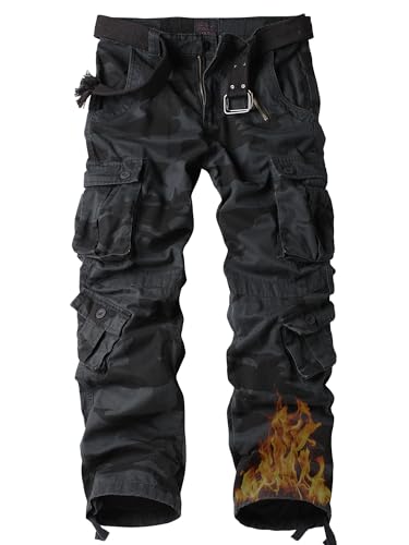 Image of AKARMY Men's Relaxed Fit Cargos