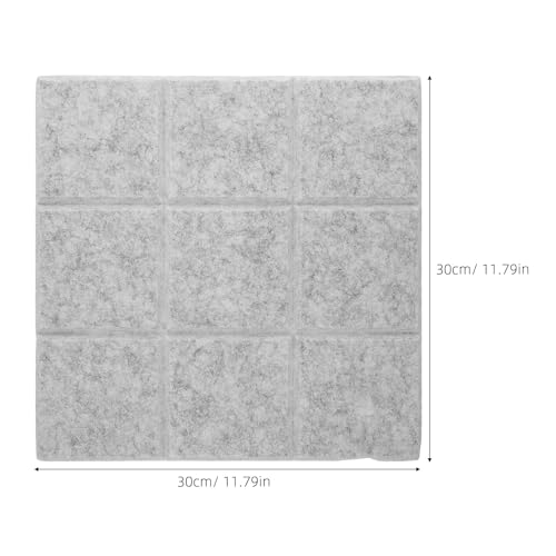 Carreaux de feutre pour mur faciles à installer dalles murales légères x12 - 2