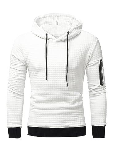 JMIERR Hoodie Herren Pullover Herren Langarm Sweatjacke Kapuzenpullover...