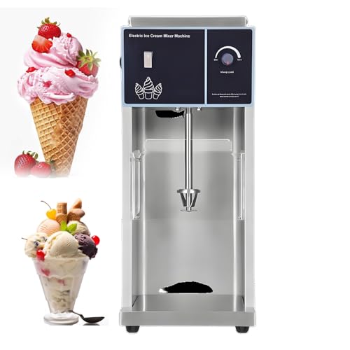 Gavscient Kompakter, Gewerblicher Eismixer Mit Softeis-Funktion, Elektrischer Standmixer Mit Automatischem Wirbelmixer, Geeignet FüR Hausbars Und CaféS.