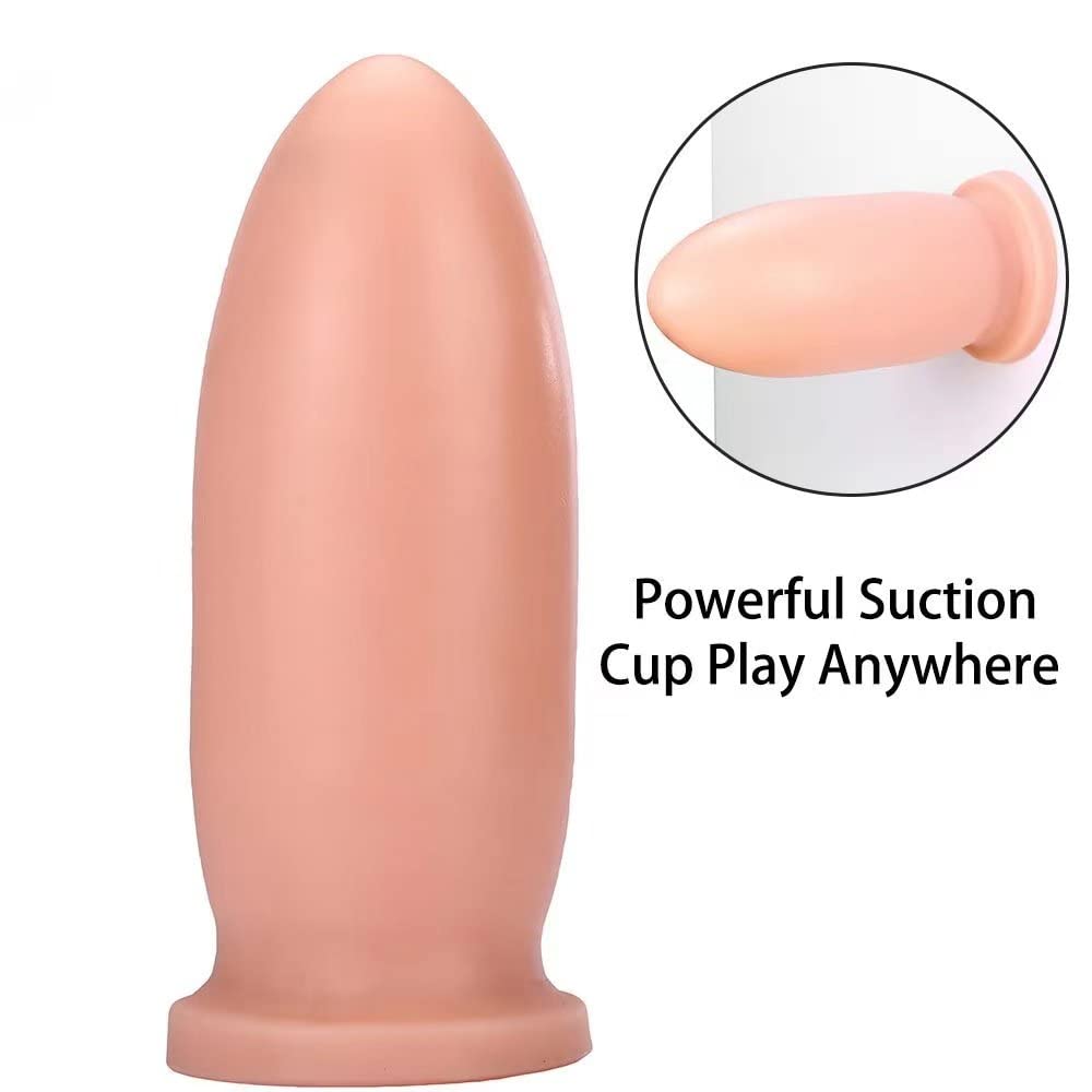 SUMME XXL plug anale per principianti donna piccolo anale in silicone liquido super morbido con scanalatura, butt plug giocattolo sessuale per principianti e utenti avanzati(Fleischfarbe)