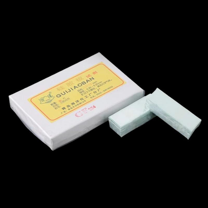 Placa de Gel de sílice for cromatografía en capa fina Lab GF254, losa de vidrio TLC que contiene placa de Gel de sílice for desarrollo de Color fluorescente(50x150mm 20pcs)