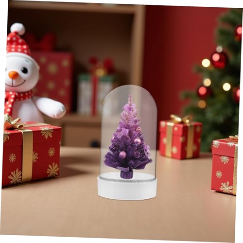 Bola de nieve Navidad con base protectora plástica LOLIPPYY de alta transparencia 7
