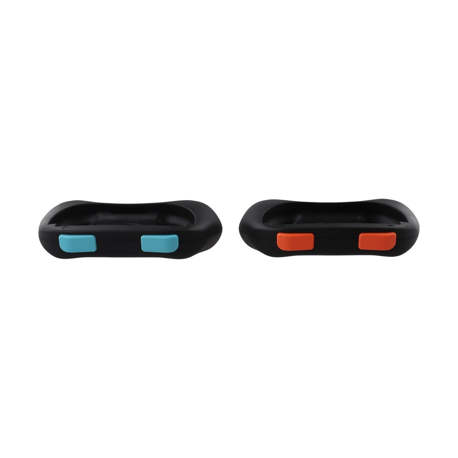 Comfort Grips para Nintendo Switch 2 para mandos Joy-Con, diseño ergonómico con acabado mate antideslizante, paquete de 2, color negro para rojo