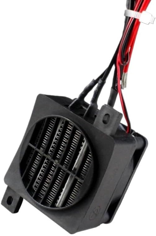 12V 120W Mini PTC Ceramic Fan Heater Electric Air Heater Replacement Part