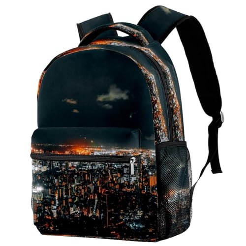 Sac à dos école fille et garçon grand format voyage multicolore paysage