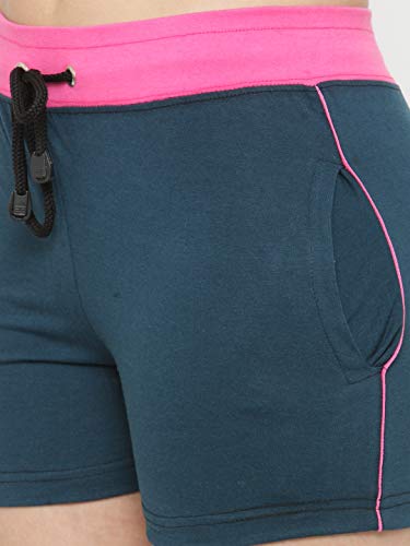 Image of UZARUS Women's Cotton Sports Gym Causal Shorts - Pack of 2