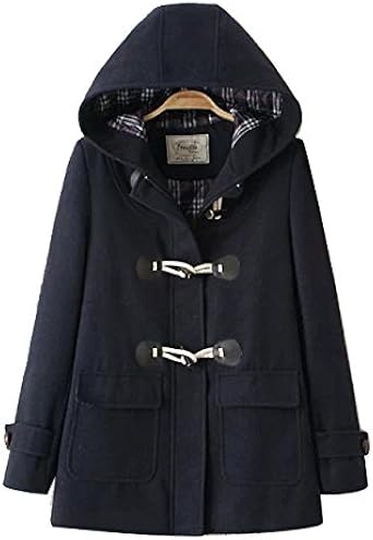 Amazon ダッフルコート レディース 女の子 コート アウターコート ウールフード付き 大きいサイズ 学生制服 Sunny Corner コート ジャケット 通販