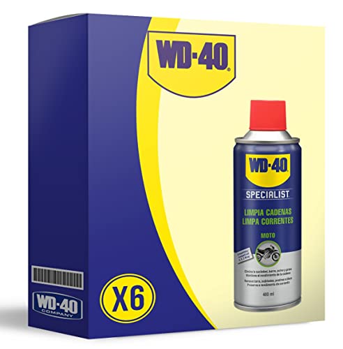 WD-40 - Limpia Cadenas Specialist Motorbike 400 ml (Caja de 6 uds)