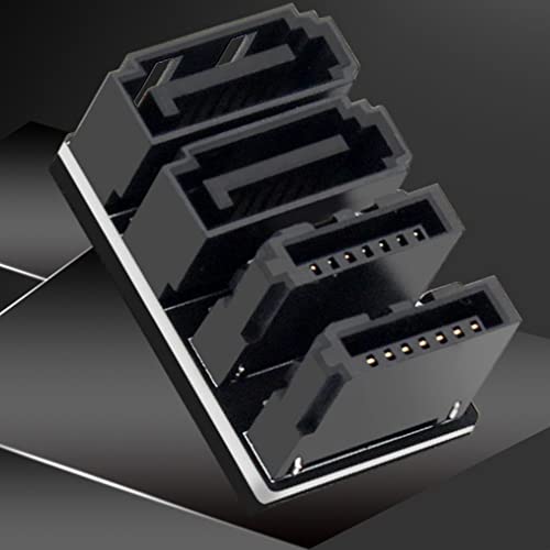 Adaptador SATA 7Pin Doble Ángulo 180° para PC miniatura 6