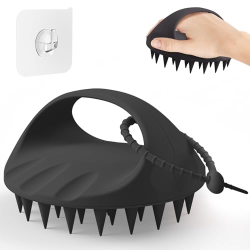Manmihealth Large Hair Scalp Scrubber, One-Piece Silicone Scalp M...