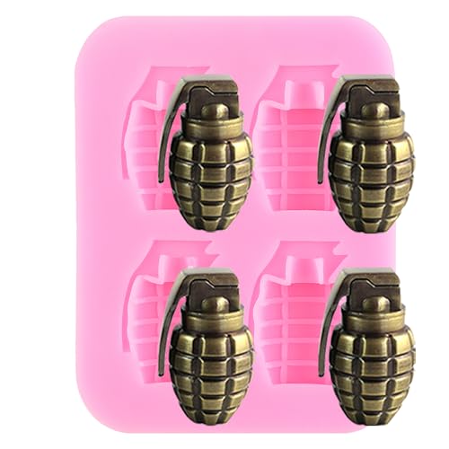 XMOLDNMS Grenade Silicone Fondant Molds For Cake Decorating Cupcake Topper Candy Chocolate Gum Paste Polymer Clay