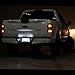 VIPMOTOZ Full LED Smoke Lens License Plate Light For 2015-2020 Ford F150 Pickup Truck - 6000K Diamond White, 2-Pieces Tag Lamp Assembly Replacement