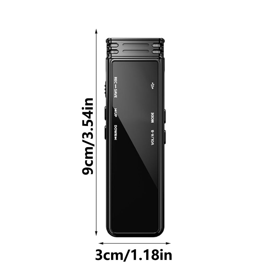 Dictaphone numérique 32 Go de mémoire avec fonction d'enregistrement intelligent Stylo professionnel