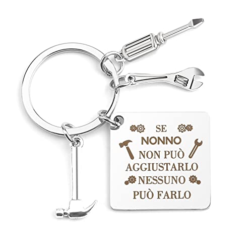 Portachiavi Nonno, Regalo Festa Dei Nonni, Regalo Nonno Natale, Regali...