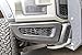 Justautotrim Honeycomb Front Bumper Bottom Fog Vent & Side Fender & Headlgiht Chrome Cover Trim for 2016 2017 2018 2019 2020 Ford F150 Raptor Accessories (Front Fog Vent Black)