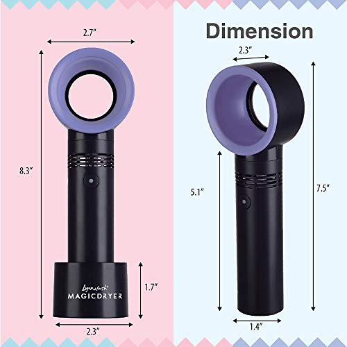 Mini ventilateur rechargeable USB Lyon Lash pour séchage colle extensions de cils