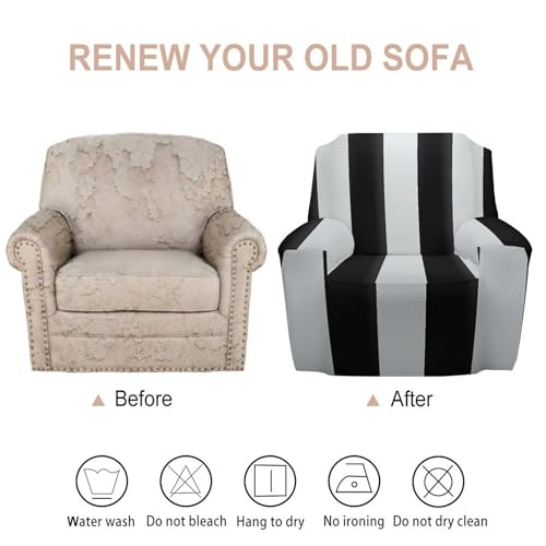 Housse de canapé extensible pour rénover un fauteuil standard abîmé